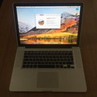 Macbook pro 15 250gb ssd 2010