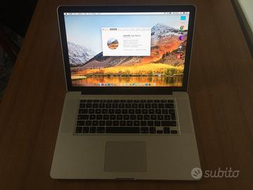 Macbook pro 15 250gb ssd 2010