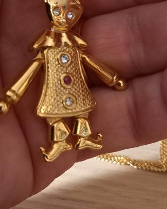 Collana Pendente con Arlecchino 