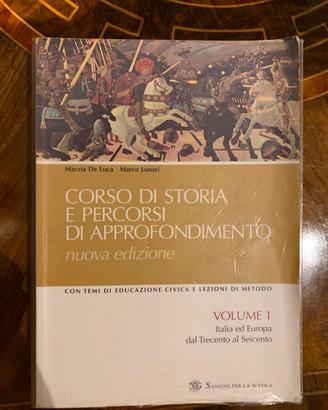 Corso di storia e percorsi di approfondimento Vol1