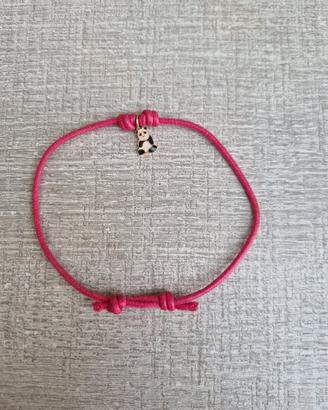 Dodo Panda Bracciale oro rosa braccialetto charm