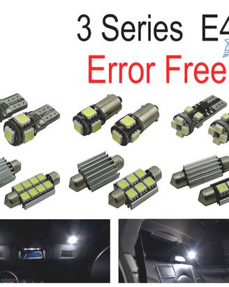 KIT 17 LAMPADE LED INTERNE BMW SERIE 3 E46 SEDAN C