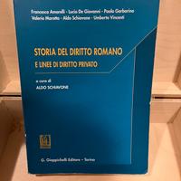 Storia del diritto romano e linee diritto privato