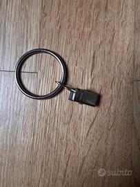 Anelli metalli per tende con gancio