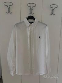 camicia bianca in lino Polo Ralph Lauren 