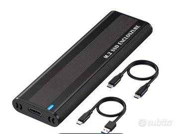 SAMSUNG SSD nvme m.2 256gb NUOVO Completo USB USBC