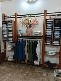 Parete arredamento negozio/cabine armadio 