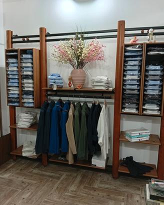 Parete arredamento negozio/cabine armadio 