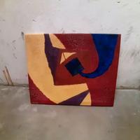 Quadro astratto firma G. Pinotti.