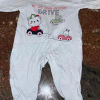 Pigiamino di cotone neonato