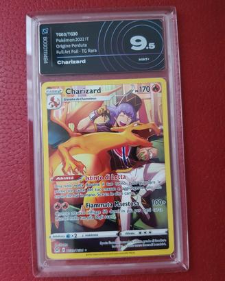 Charizard 9.5 Origine Perduta AI grading 9.5