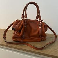 Michael Kors borsa pelle marrone con tracolla