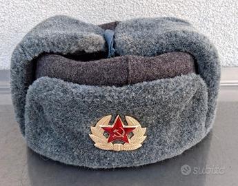 Colbacco vintage sovietico anni '80 originale