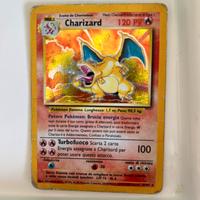 Charizard Holo Set Base Prima Edizione italia