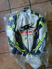 Giacca moto uomo Spyke Aragon Evo pelle nuova 50 L