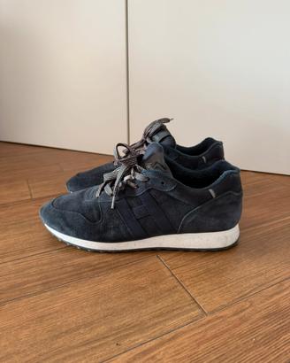 Scarpe Hogan H Blu H86RUN 9 Blue