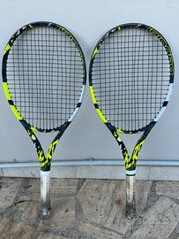 Coppia Racchette Babolat pure aero jr 26 usate