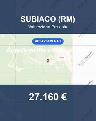 Immobile in asta di 39 m² a Subiaco