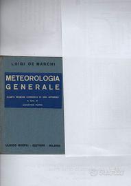 L.De Marchi METEOROLOGIA  GENERALE Manuale Hoepli
