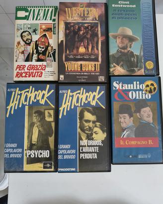 VHS vari titoli e generi