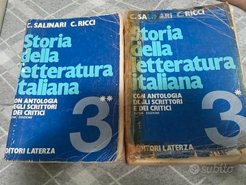 Manuale "Storia della letteratura italiana" Salina