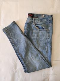 Jeans Prada Uomo W33 Denim Blu – Bottoni – Fondo S