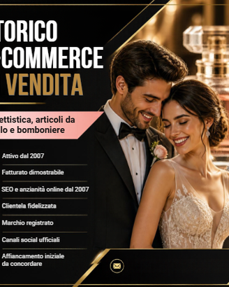 e-commerce avviato nel settore luxury e bomboniere