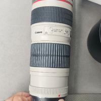 Obiettivo 70.200 Canon non stabilizzato