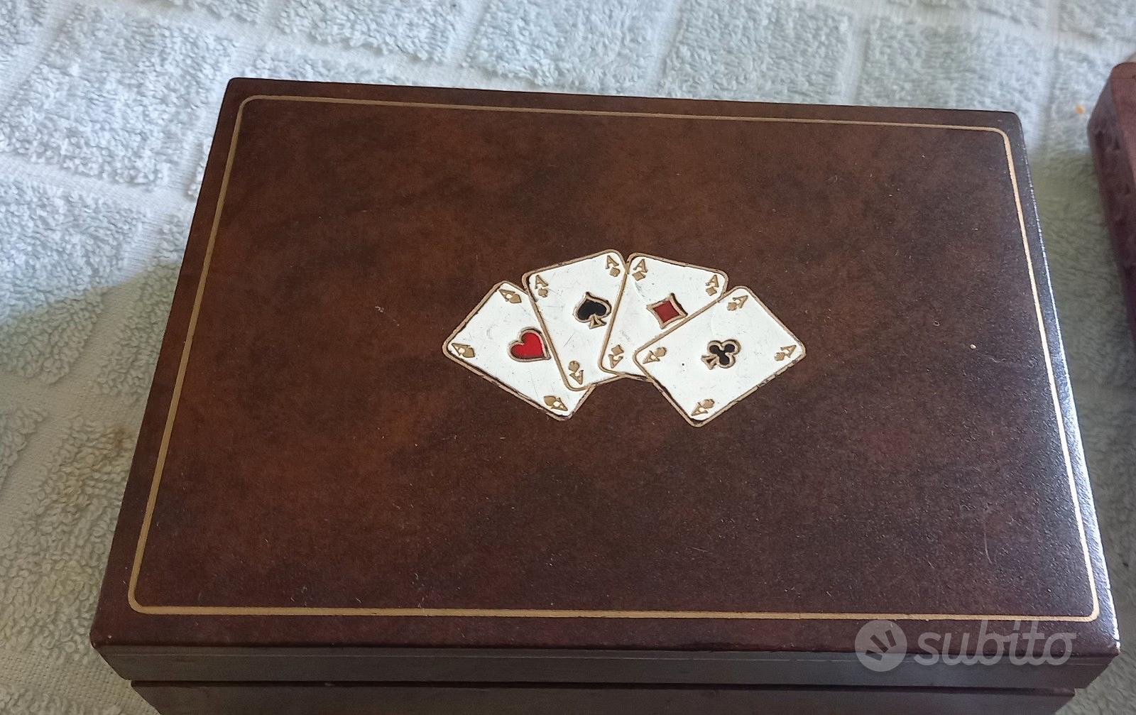 Scatola porta carte da gioco con disegno, souvenir - Arredamento e