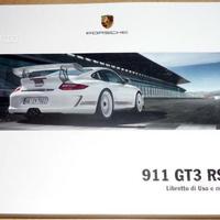 Porsche 911 GT3 RS 4.0 (997) libretto istruzioni