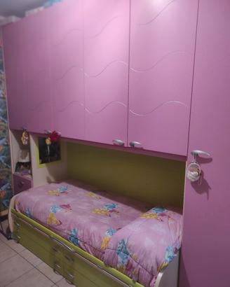 splendida cameretta Moretti compact ragazza