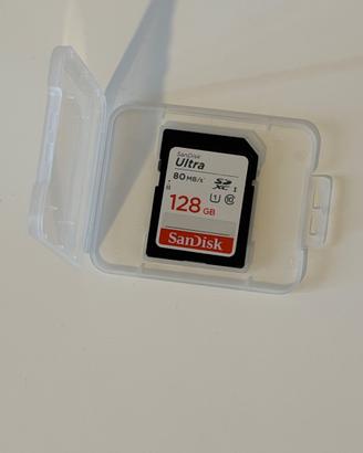 Scheda SD 128gb Sandisk
