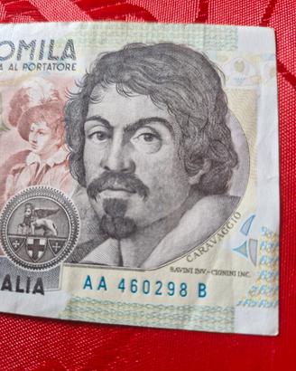 100000lire Caravaggio  Prima serie AA