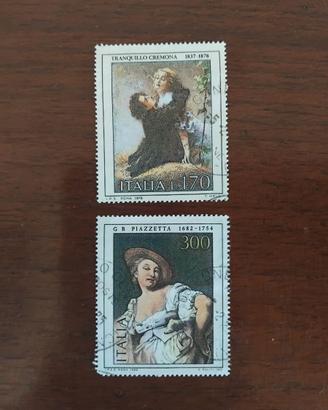 2 francobolli (artisti)