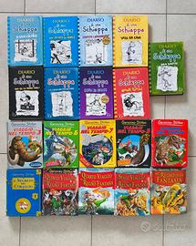 libri diario di una schiappa e Geronimo stilton