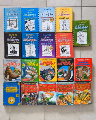 libri diario di una schiappa e Geronimo stilton