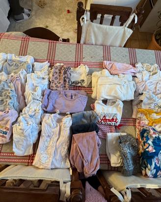 Stock vestiti bambina 9 mesi