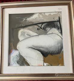 Angelo colagrossi olio su tela quadro