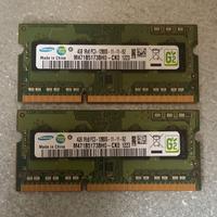 RAM   2 x  4 gb