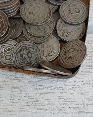 20 centesimi esagono 