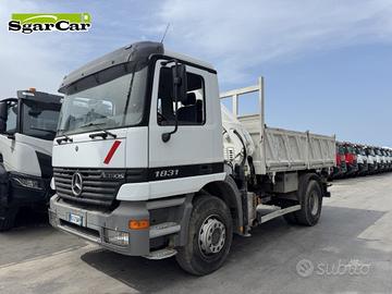Mercedes Actros 1831 gru e ribaltabile