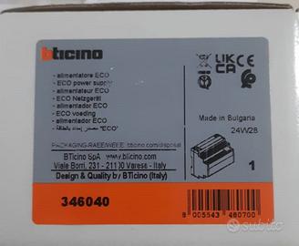 Alimentatore bticino 346040 per impianto citofonic