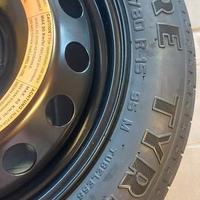 Ruotino di scorta Pirelli T125/80 R15 + cerchio