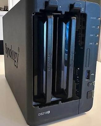 Synology DS218+NAS con 16TB 2x8TB Seagate IronWolf