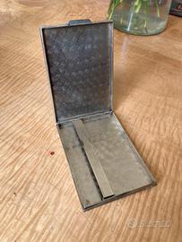 Porta sigarette anni 60 inox art deco’