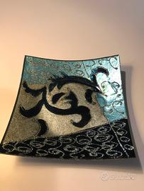 Piattino portaoggetti in vetro