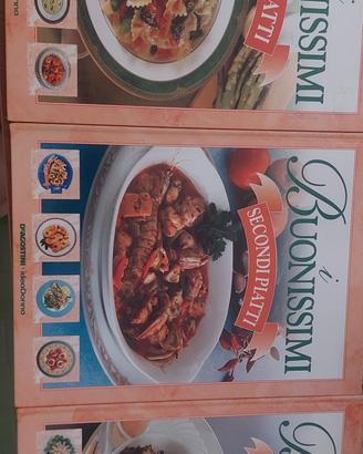  3 libri cucina di primi e secondi piatti