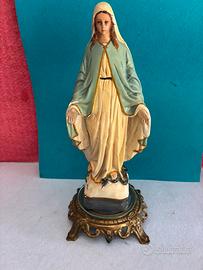 Madonna dei miracoli su base in bronzo