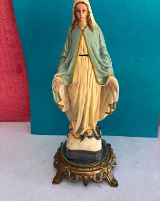 Madonna dei miracoli su base in bronzo