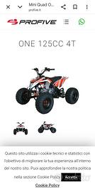 quad 125 cc 4 tempi no targa